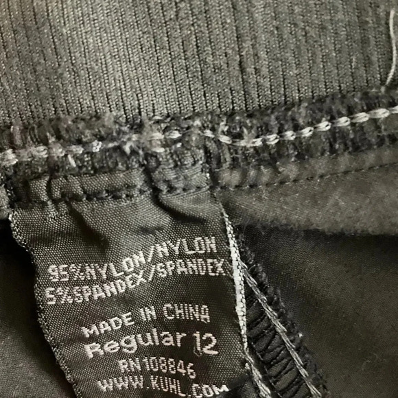 Kuhl Black Pull On Joggers Elastic Waistband Drawstring Women Regular 12 - Picture 8 of 8